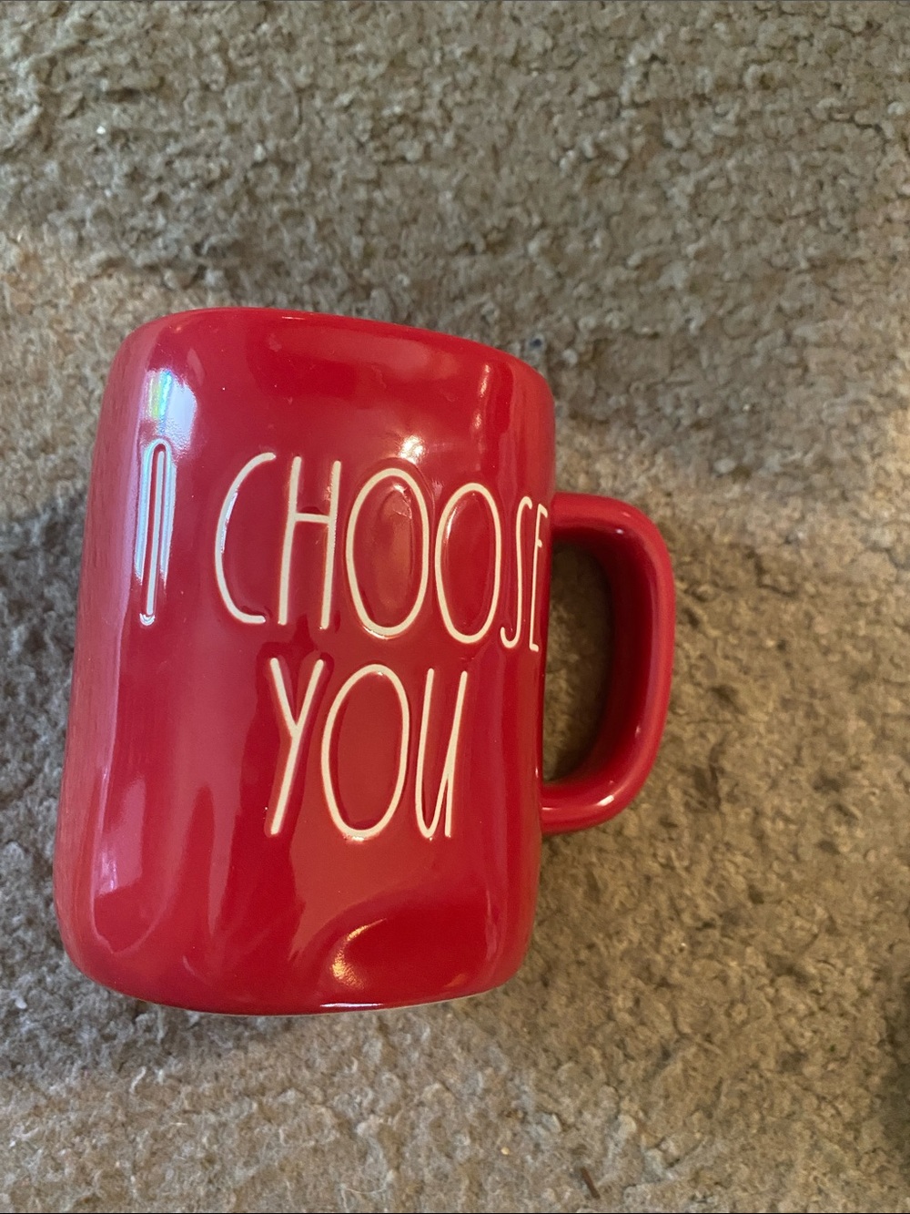 Rae Dunn Red 'I CHOOSE YOU' Mug